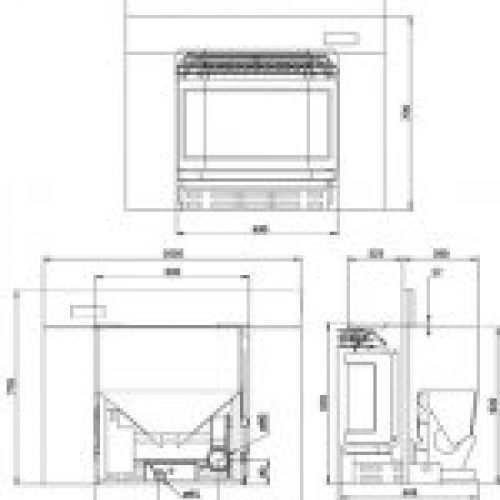 Dimensiones Eco I insert 13,5 kW