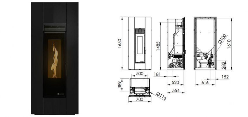 Boston Insert 15 kW